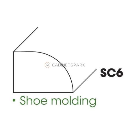 Forevermark AG-SC6 (SM) Shoe Molding | Greystone Shaker
