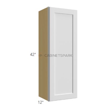 Fabuwood FN-W1242 Single Door Wall Cabinet | Fusion Nickel
