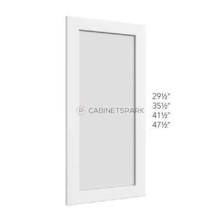 Fabuwood FN-GDW1242 Glass Door with Clear Glass | Fusion Nickel