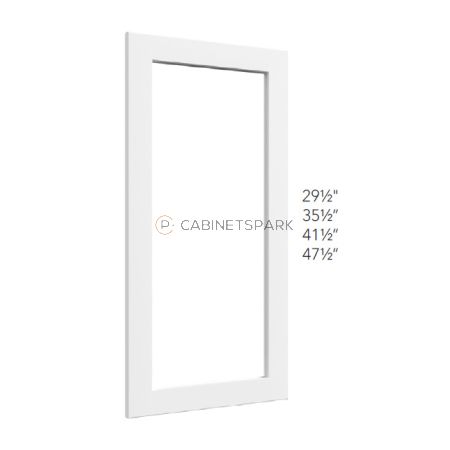 Fabuwood GN-DFGWD1860 Door Prepped for Glass | Galaxy Nickel