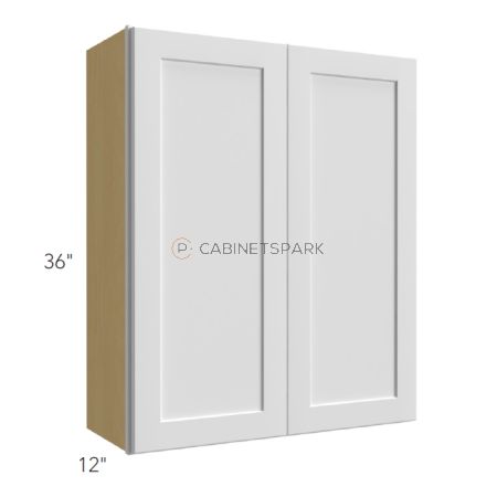 Fabuwood FB-W2436 Double Door Wall Cabinet | Fusion Blanc