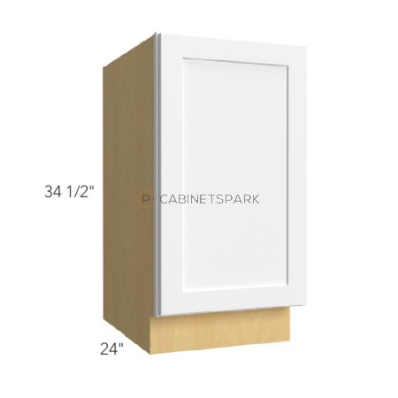Fabuwood OF-B12FD Single Door Base Cabinet | Onyx Frost