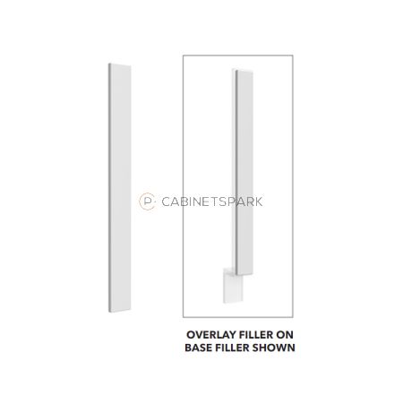 Fabuwood FB-OLF390 Overlay Filler | Fusion Blanc