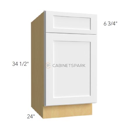 Fabuwood FS-B12 Single Door Base Cabinet | Fusion Stone