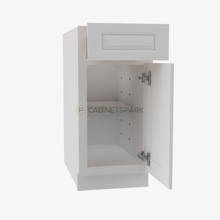 Forevermark GW-B12 Single Door Base Cabinet | Gramercy White