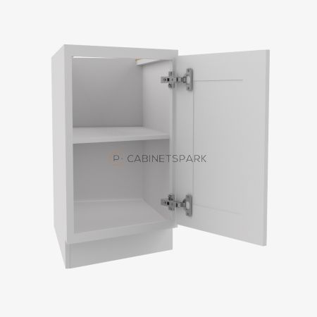 Forevermark GW-BTC12R Base Transitional Cabinet Right| Gramercy White
