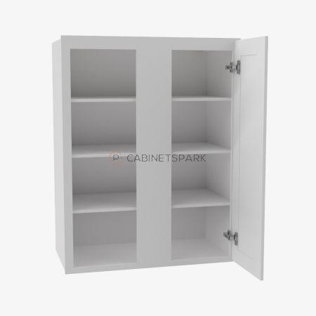 Forevermark GW-WBLC30/33-3030 Wall Blind Corner Cabinet | Gramercy White