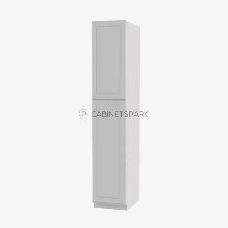 Forevermark GW-WP1584 Tall Wall Pantry Cabinet | Gramercy White