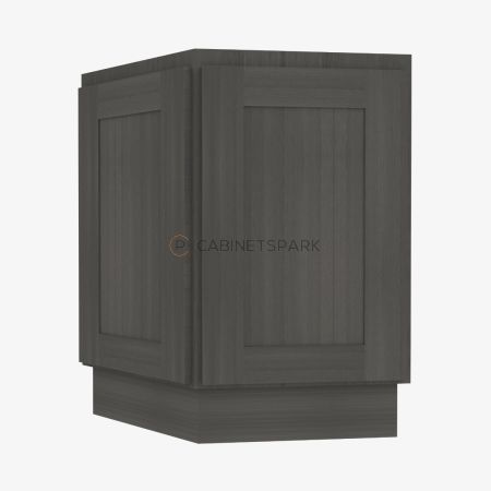 Forevermark AG-AB24 Angle Base Cabinet | Greystone Shaker