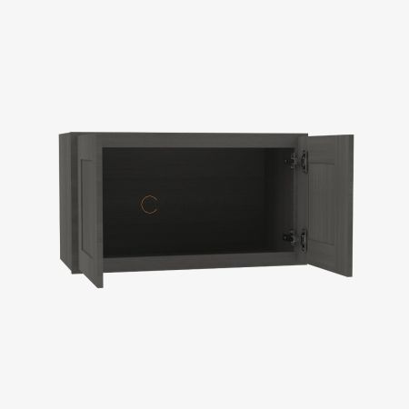 Forevermark AG-W331824B Double Door Wall Cabinet | Greystone Shaker