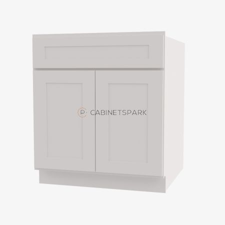 Forevermark AW-SB27B Sink Base Cabinet | Ice White Shaker