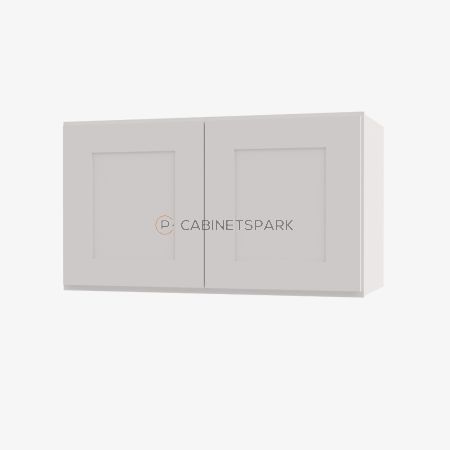 Forevermark AW-W2424B Double Door Wall Cabinet | Ice White Shaker
