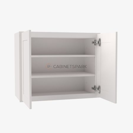 Forevermark AW-W3630B Double Door Wall Cabinet | Ice White Shaker