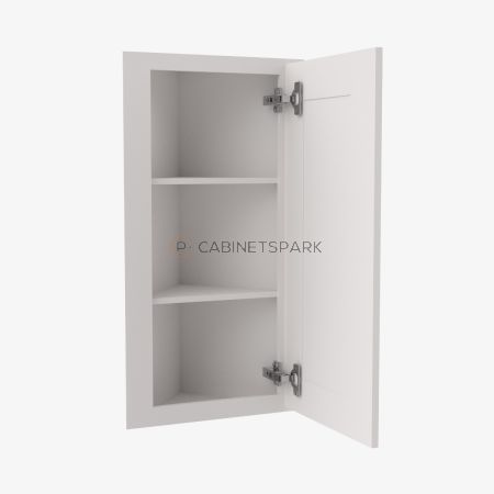 Forevermark AW-AW30 Wall Angle Corner Cabinet | Ice White Shaker