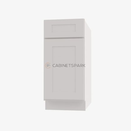 Forevermark AW-B09 Single Door Base Cabinet | Ice White Shaker