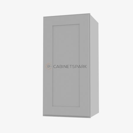 Forevermark AB-W1242 Single Door Wall Cabinet | Lait Grey Shaker