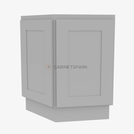 Forevermark AB-AB24 Angle Base Cabinet | Lait Grey Shaker