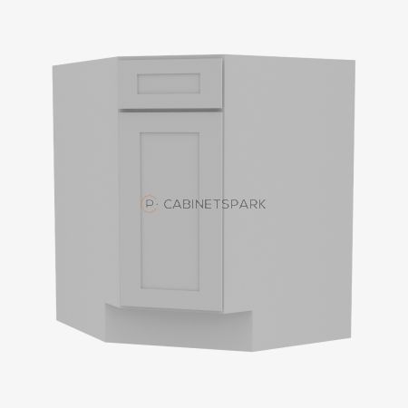 Forevermark AB-BDCF36 Base Diagonal Corner Sink Cabinet | Lait Grey Shaker