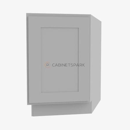 Forevermark AB-BTC12R Base Transitional Cabinet Right | Lait Grey Shaker