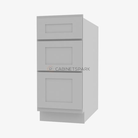 Forevermark AB-DB12(3) Drawer Pack Base Cabinet | Lait Grey Shaker