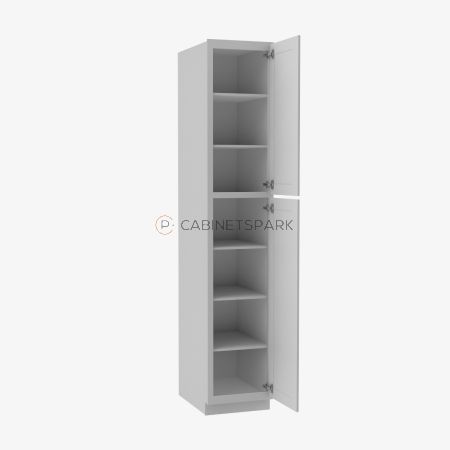 Forevermark AB-WP1596 Tall Wall Pantry Cabinet | Lait Grey Shaker