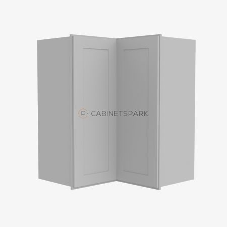 Forevermark AB-WSQ2436 Easy Reach Wall Corner Cabinet | Lait Grey Shaker