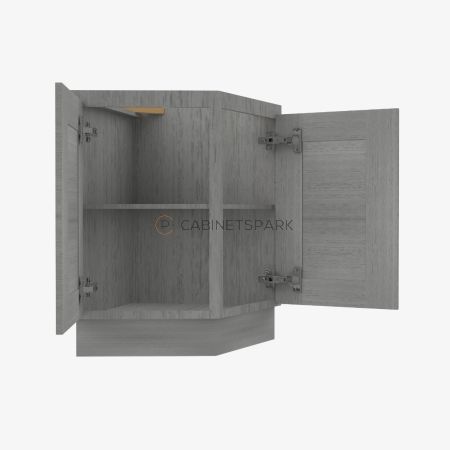 Forevermark TG-AB24 Angle Base Cabinet | Midtown Grey