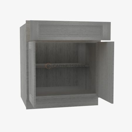 Forevermark TG-B24B Double Door Base Cabinet | Midtown Grey