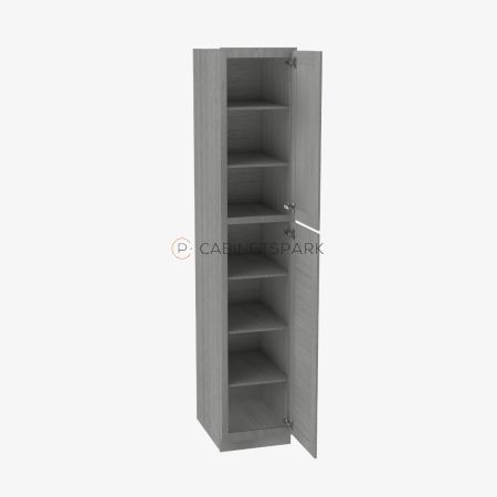 Forevermark TG-WP1596 Tall Wall Pantry Cabinet | Midtown Grey