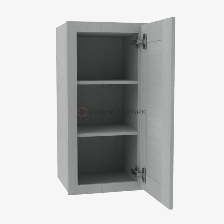 Forevermark AN-W1230 Single Door Wall Cabinet | Nova Light Grey Shaker
