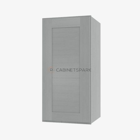 Forevermark AN-W1530 Single Door Wall Cabinet | Nova Light Grey Shaker