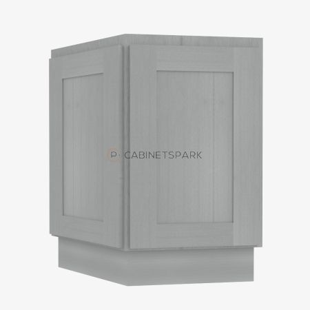 Forevermark AN-AB24 Angle Base Cabinet | Nova Light Grey Shaker