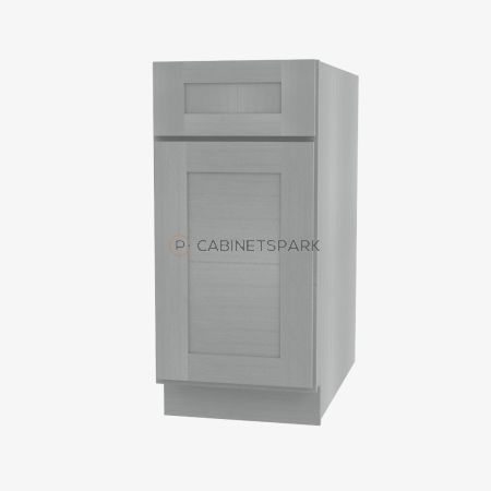 Forevermark AN-B12 Single Door Base Cabinet | Nova Light Grey Shaker