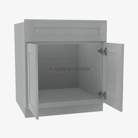 Forevermark AN-SB30B Sink Base Cabinet | Nova Light Grey Shaker