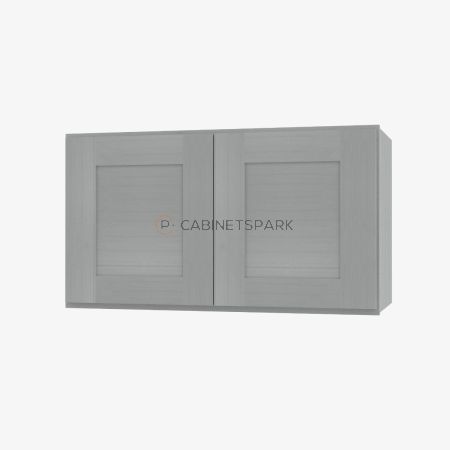 Forevermark AN-W301824B Wall Refrigerator Cabinet | Nova Light Grey Shaker