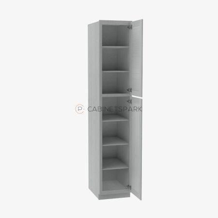 Forevermark AN-WP1584 Tall Wall Pantry Cabinet | Nova Light Grey Shaker