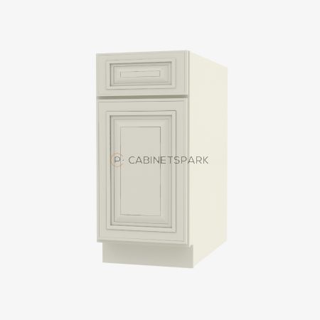 Forevermark SL-B18 Single Door Base Cabinet | Signature Pearl