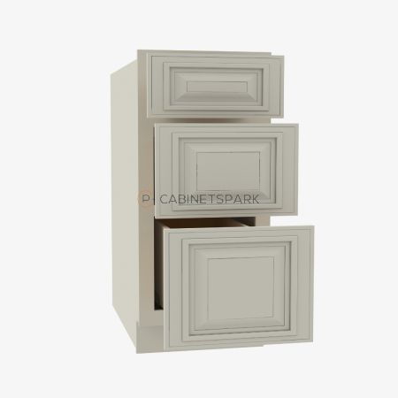 Forevermark SL-DB24(3) Drawer Pack Base Cabinet | Signature Pearl