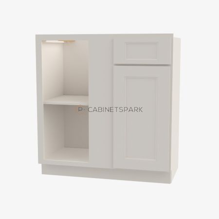 Forevermark TQ-BBLC45/48-42"W Base Blind Corner Cabinet | Townplace Crema