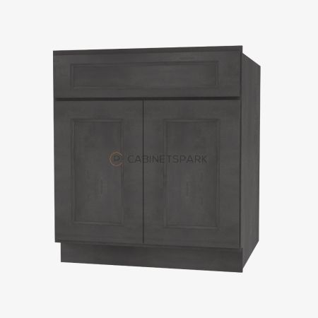 Forevermark TS-B24B Double Door Base Cabinet | Townsquare Grey