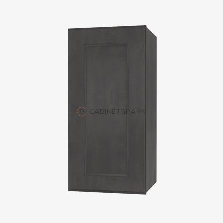 Forevermark TS-W1236 Single Door Wall Cabinet | Townsquare Grey