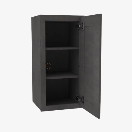 Forevermark TS-W1242 Single Door Wall Cabinet | Townsquare Grey