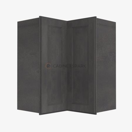 Forevermark TS-WSQ2436 Easy Reach Wall Corner Cabinet | Townsquare Grey