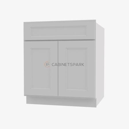 Forevermark TW-B27B Double Door Base Cabinet | Uptown White