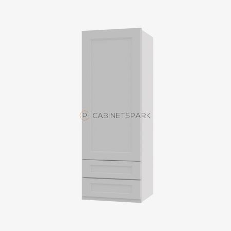 Forevermark TW-W2D1854 Wall Cabinet With 2 Built-In Drawers | Uptown White