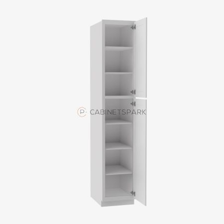 Forevermark TW-WP1584 Tall Wall Pantry Cabinet | Uptown White