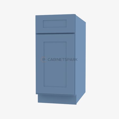 Forevermark AX-B12 Single Door Base Cabinet | Xterra Blue Shaker