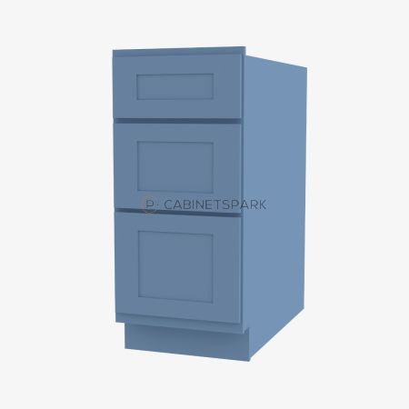 Forevermark AX-DB21(3) Drawer Pack Base Cabinet | Xterra Blue Shaker