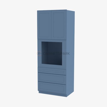 Forevermark AX-OC3396B Tall Oven Cabinet | Xterra Blue Shaker