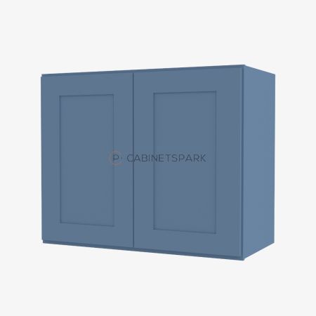 Forevermark AX-W2742B Double Door Wall Cabinet | Xterra Blue Shaker